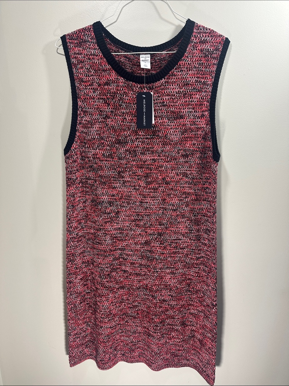 NWT Melrose and Market Crewneck Knit Tank Sleeveless Sweater Dress XL